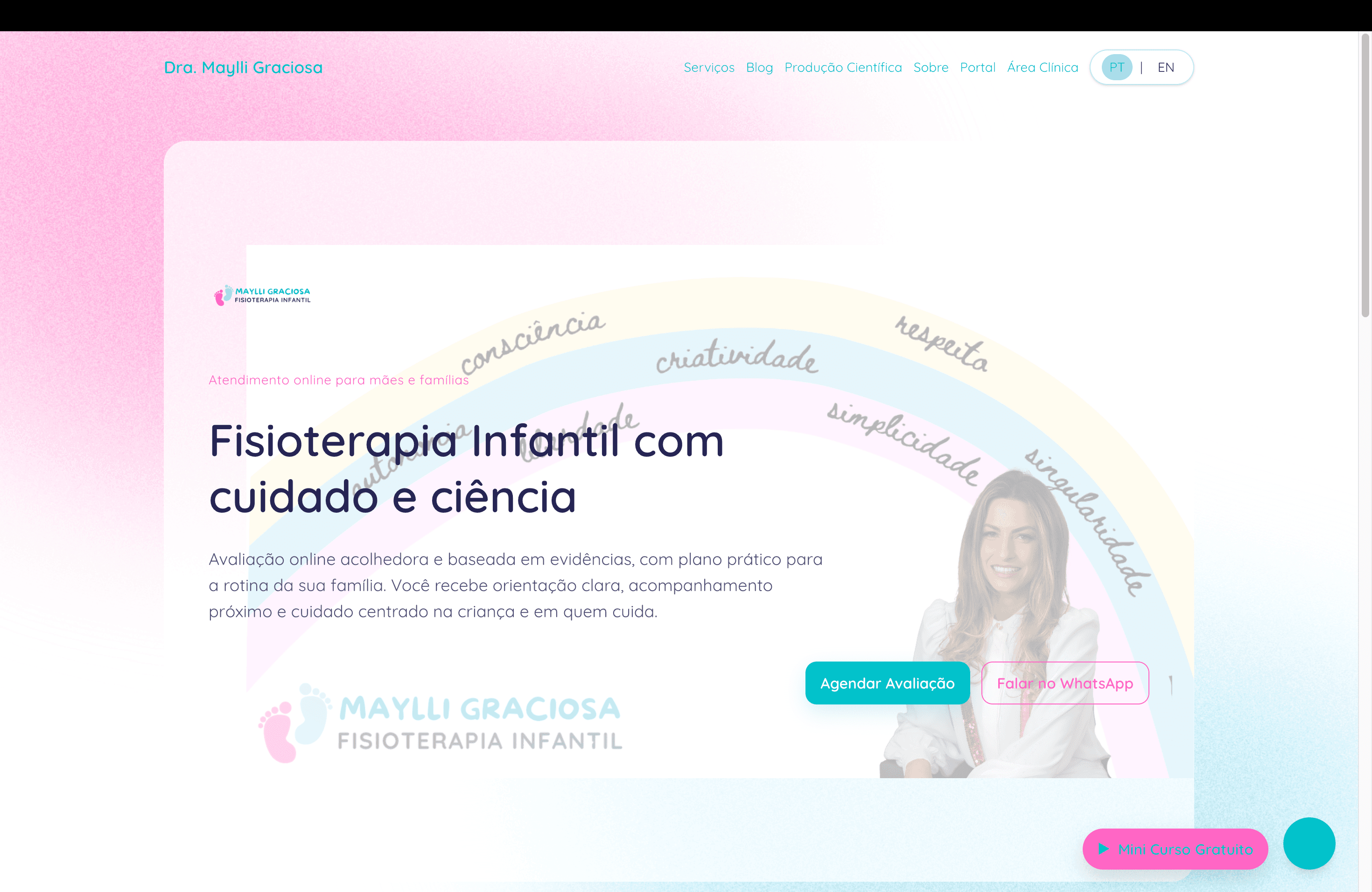 Maylli Beauty website preview